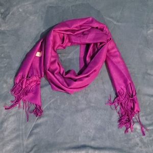 30% silk scarf purple
